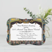 Dance Overweging  uitnodiging voor theater (Staand voorkant)