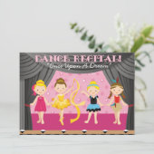 Dance Overweging Uitnodigingen (Staand voorkant)