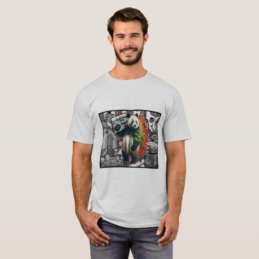 Dance Panda T-shirt (Voorkant volledig)