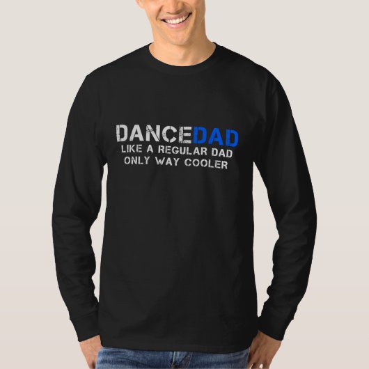 Dance papa als een gewone vader... alleen maar koe t-shirt (Voorkant)