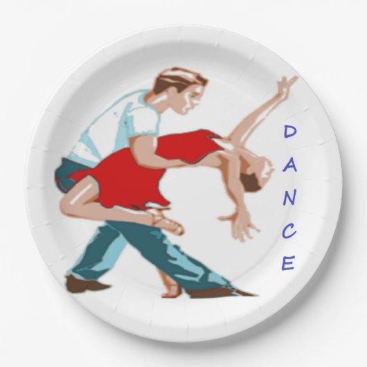 DANCE PAPIEREN BORDJE (Voorkant)