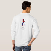Dance Parent Reminder Apple Unisex Long Mope T-shirt (Achterkant volledig)