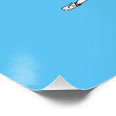 Dance Parent Reminder Sheep Sky Blue Perfect Poster (Hoek)