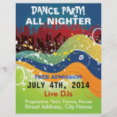 Dance Party All Nighter Flyer (Voorkant)
