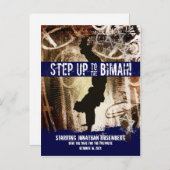 Dance Party Bar Mitswa Bewaar de datum Aankondigingskaart (Voorkant / Achterkant)