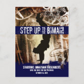 Dance Party Bar Mitswa Bewaar de datum Aankondigingskaart (Voorkant)