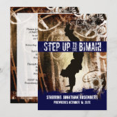 Dance Party Bar Mitzvah Uitnodiging (Voorkant / Achterkant)