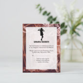 Dance Party Bat Mitzvah RSVP-antwoordkaart RSVP Kaartje (Staand voorkant)