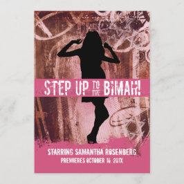 Dance Party Bat Mitzvah Uitnodiging