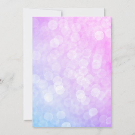 Dance Party Birthday Party Kaart (Achterkant)