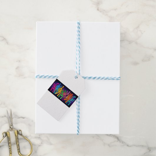 Dance Party Cadeaulabel (Met Touw)