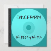 Dance Party CD nodigt uit Kaart (Voorkant)