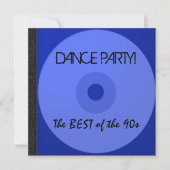 Dance Party CD nodigt uit Kaart (Voorkant)