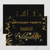 Dance Party Celebration Tiener of Volwassenen Kaart (Voorkant / Achterkant)