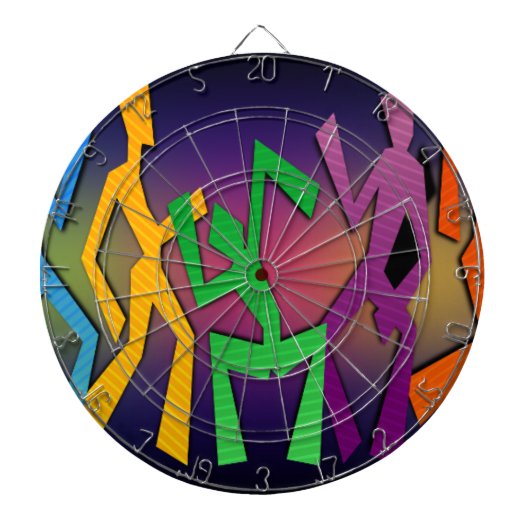 Dance Party Dartbord (Voorkant)