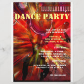 DANCE PARTY FLYER AANPASBAAR ,TEKST (Voorkant)