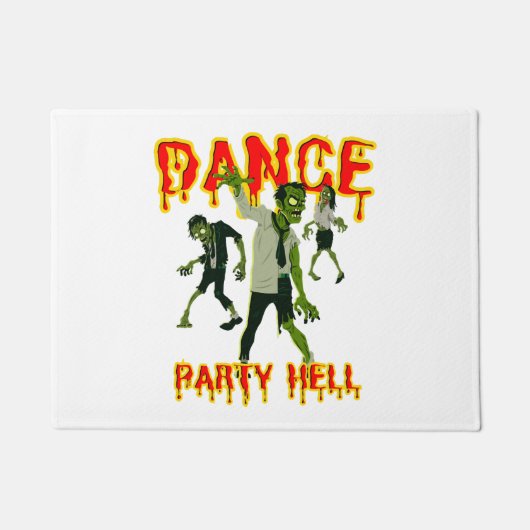 Dance Party Hell Dance Halloween Deurmat (Voorkant)