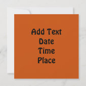 Dance Party Invite , Girl Kaart (Achterkant)