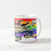 Dance Party Koffiemok (Voorkant rechts)