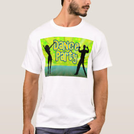 Dance Party, Neon Green/Black T-shirt