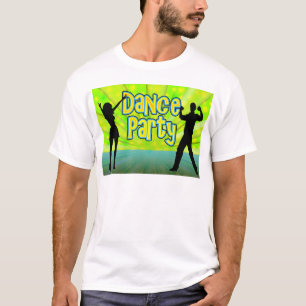 Dance Party, Neon Green/Black T-shirt