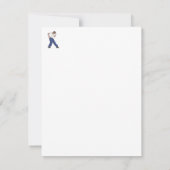 Dance Party Personalized Design Kaart (Achterkant)