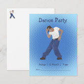 Dance Party Personalized Design Kaart (Voorkant / Achterkant)