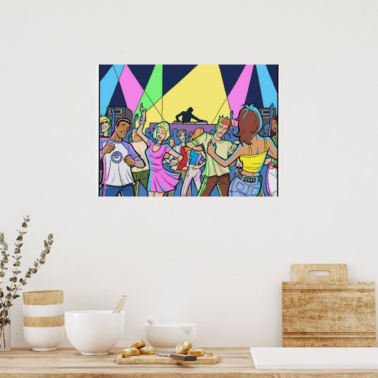 Dance Party Poster (Keuken)