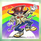 Dance Party Raamsticker (Vel 3)