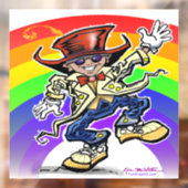 Dance Party Raamsticker (Vel 2)