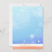 Dance party-uitnodigingskaart kaart (Achterkant)