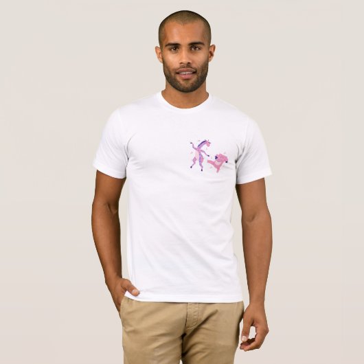Dance Party Voetnoten Personeel Shirt (Voorkant volledig)