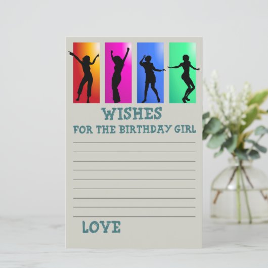 Dance party wil het verjaardagsmeisje (Staand voorkant)