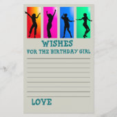 Dance party wil het verjaardagsmeisje (Voorkant)