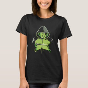 Dance Performer met Led Sticks Glow Sticking Glow T-shirt