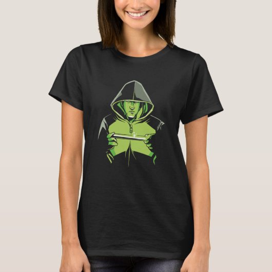 Dance Performer met Led Sticks Glow Sticking Glow T-shirt (Voorkant)