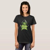 Dance Performer met Led Sticks Glow Sticking Glow T-shirt (Voorkant volledig)