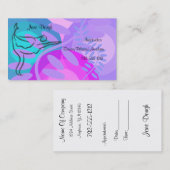 Dance Pilates Dance Appointcard Afsprakenkaartje (Voorkant / Achterkant)