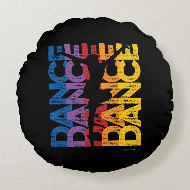 Dance Pillow (film) Rond Kussen (Voorkant)