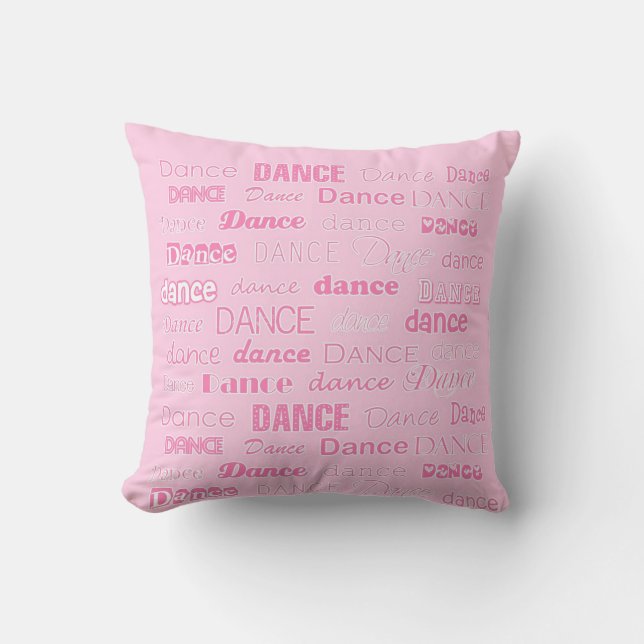 Dance Pillow roze Kussen (Voorkant)