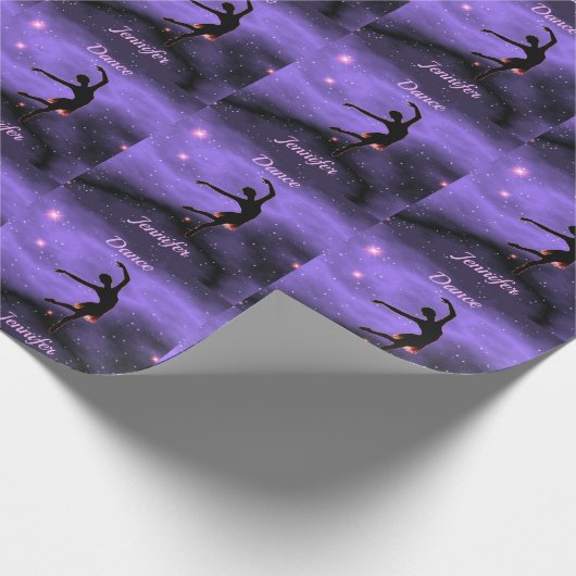 Dance Pink & Paars Cadeaupapier (Hoek)