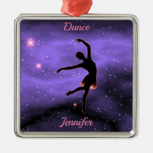 Dance Pink & Paars Metalen Ornament