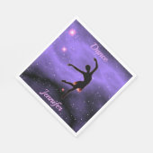 Dance Pink & Paars Servet (Hoek)