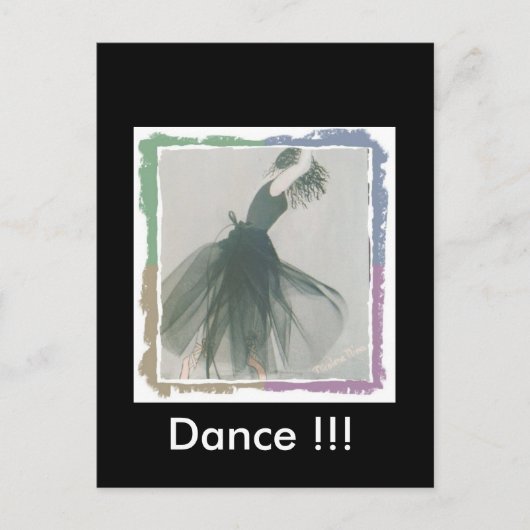 Dance Postcard Briefkaart (Voorkant)