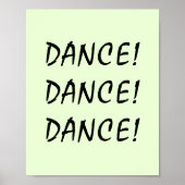 DANCE. POSTER (Voorkant)