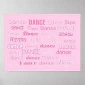 Dance Poster Roze (Voorkant)
