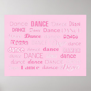 Dance Poster Roze