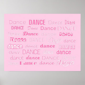Dance Poster Roze