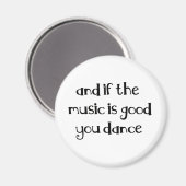 Dance quote magneet (Voorkant / Achterkant)