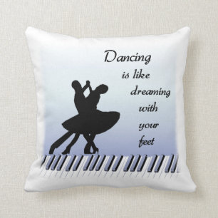 Dance Quote Pillow Kussen